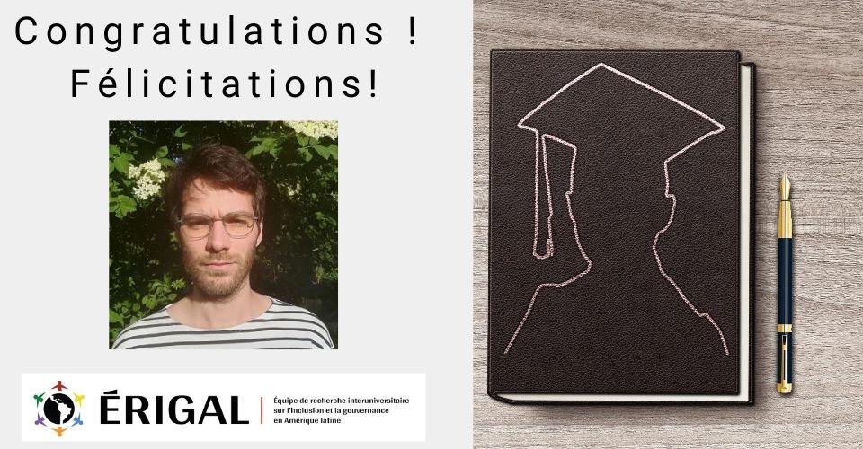 Romain Busnel, membre ÉRIGAL, soutient sa thèse doctorale avec succès !